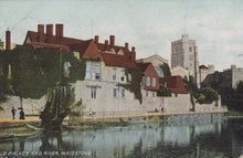 Load image into Gallery viewer, Kent Postcard - Old Palace and River, Maidstone  VT620
