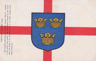 Heraldic Postcard - Heraldry, The East Anglian Flag  VT626