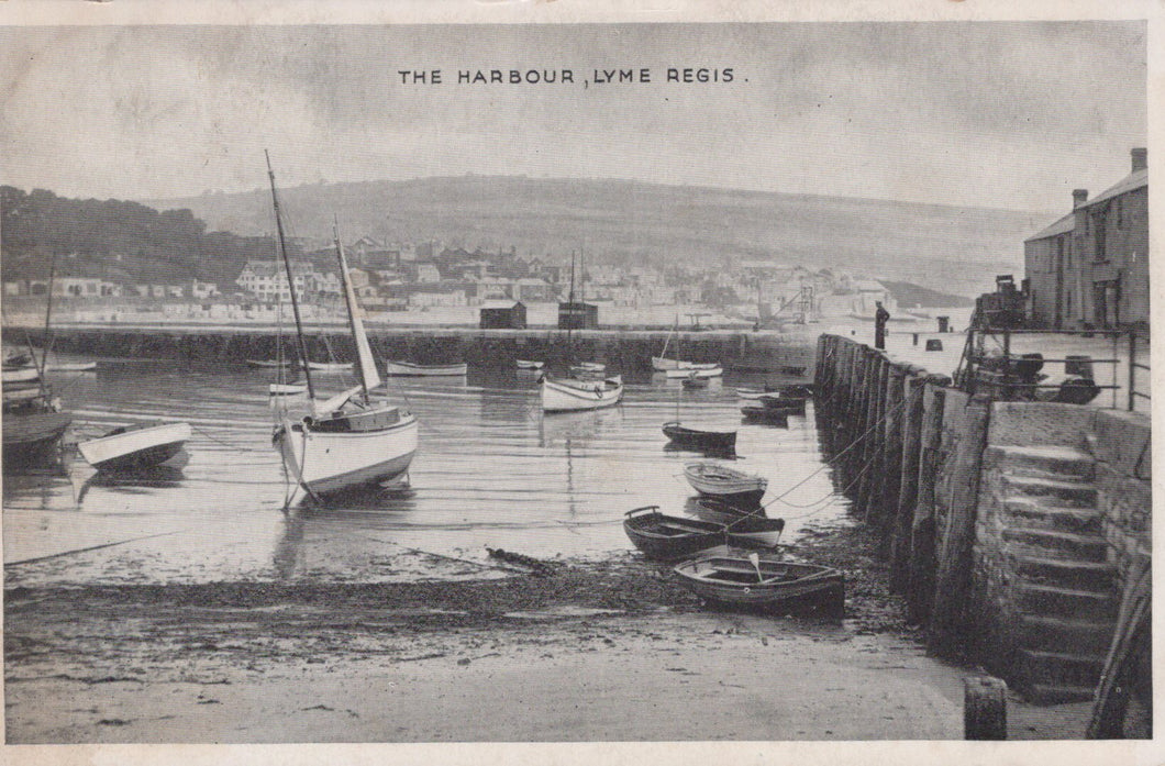Dorset Postcard - The Harbour, Lyme Regis   VT634