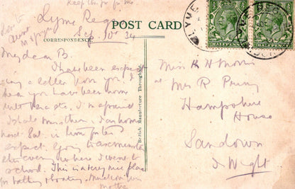 Dorset Postcard - The Harbour, Lyme Regis   VT634