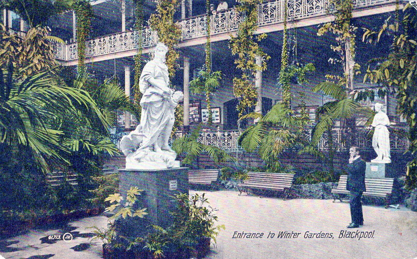 Lancashire Postcard - Blackpool, Entrance To Winter Gardens   SW18160