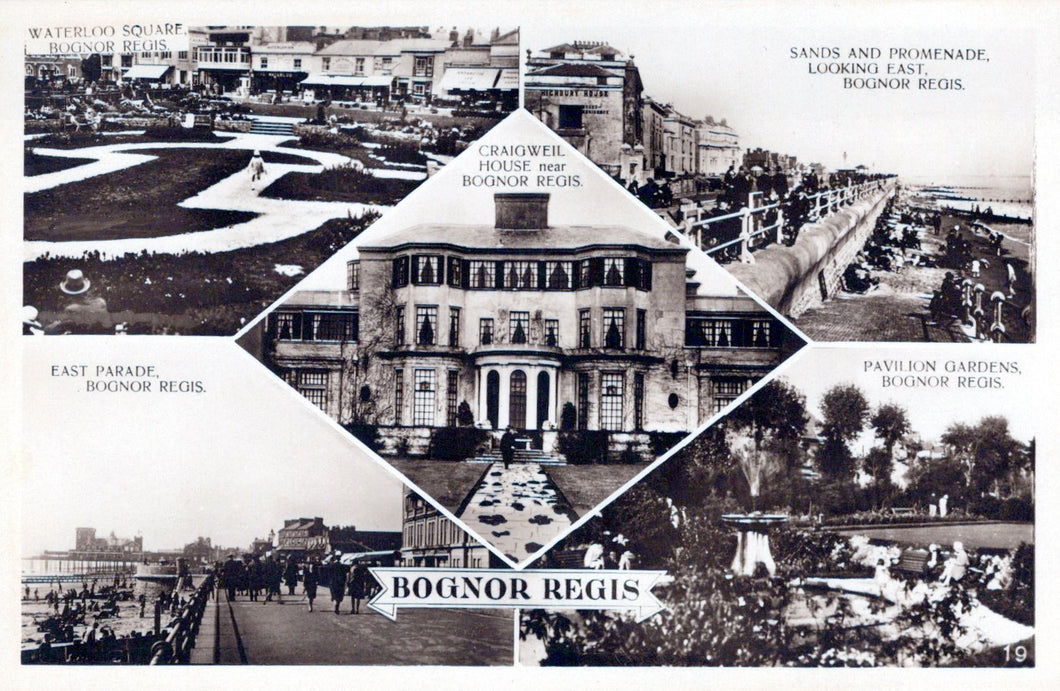 Sussex Postcard - Views of Bognor Regis  SW18171