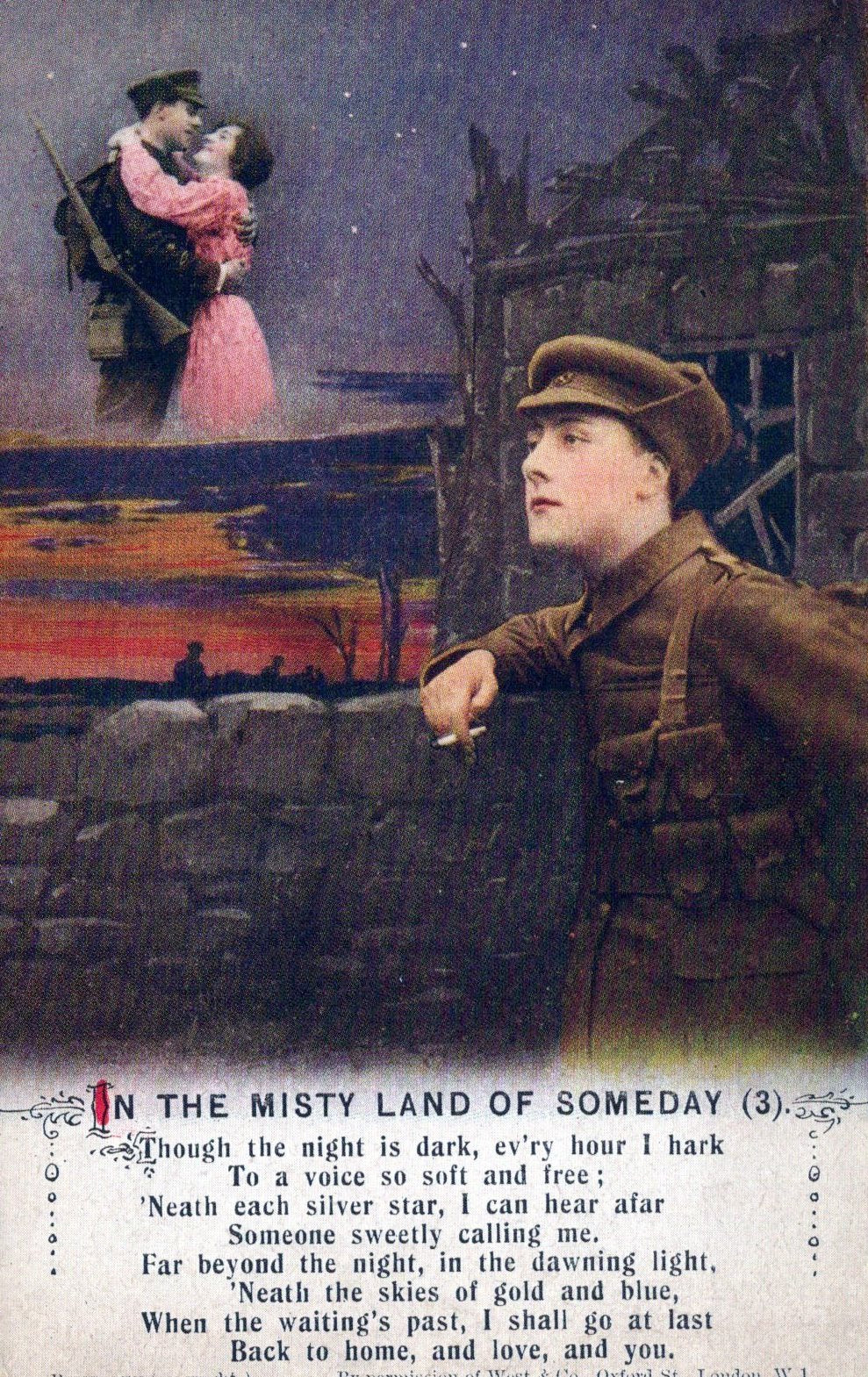 Bamforth Song Card Postcard - In The Misty Land of Someday (3) SW18355