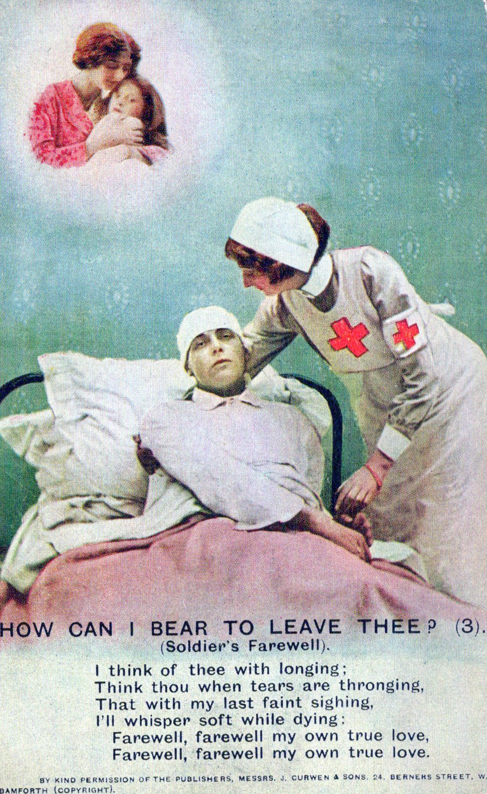 Bamforth Song Card Postcard - How Can I Bear To Leave Thee? (3) SW18359