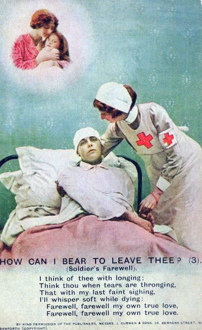 Bamforth Song Card Postcard - How Can I Bear To Leave Thee? (3) SW18359