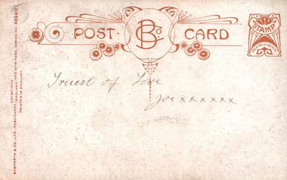 Bamforth Song Card Postcard - The Anchor's Weighed (2)  SW18360