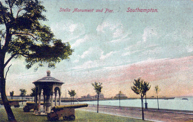 Hampshire Postcard - Southampton, Stella Monument and Pier  SW18363