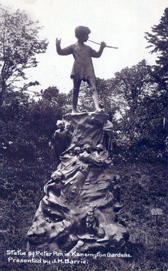 London Postcard - Statue of Peter Pan, Kensington Gardens  SW18365