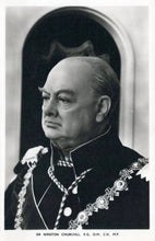 Load image into Gallery viewer, Waxworks Postcard - Sir Winston Churchill, Madame Tussaud&#39;s  SW18366
