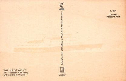 Shipping Postcard - The Thoresen Car Ferry, Isle of Wight  SW18372