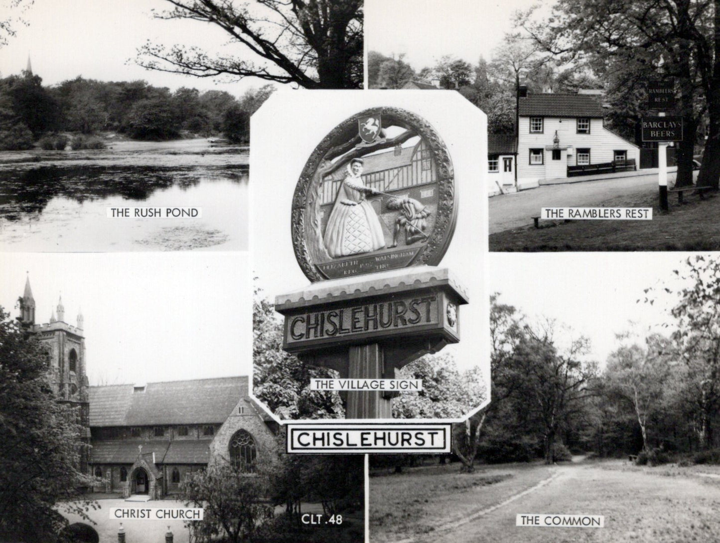 London Postcard  Views of Chislehurst   SW18070