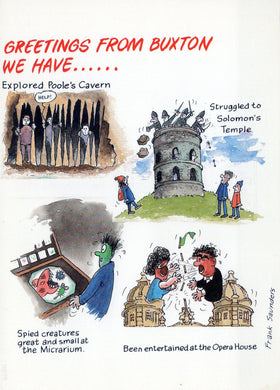 Comic Postcard - Greetings From Buxton  SW18077

