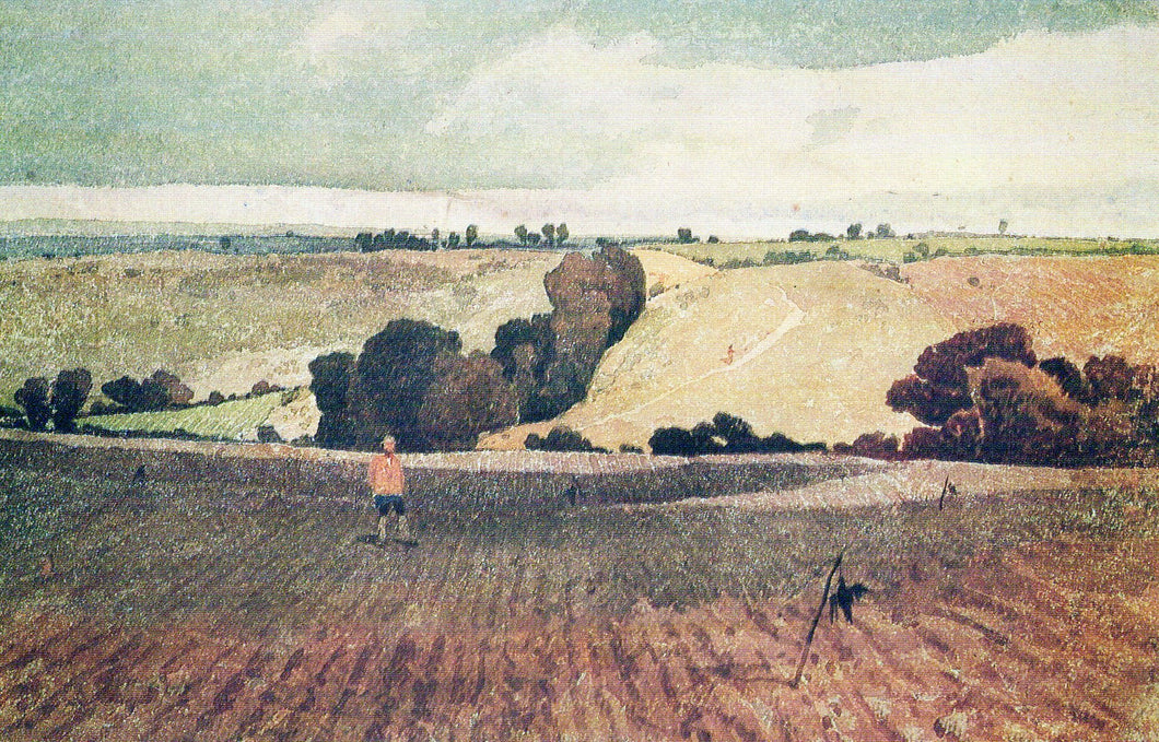 Art Postcard - J.S.Cotman, A Ploughed Field c1807 -  SW18088