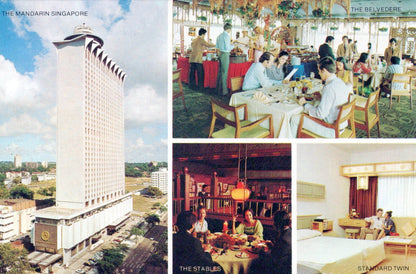 Singapore Postcard - The Mandarin Luxury Hotel   SW18096