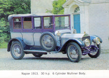 Load image into Gallery viewer, Road Transport Postcard - Napier 1913 30 H.P Vintage Car  SW18104
