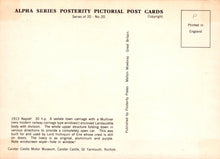 Load image into Gallery viewer, Road Transport Postcard - Napier 1913 30 H.P Vintage Car  SW18104
