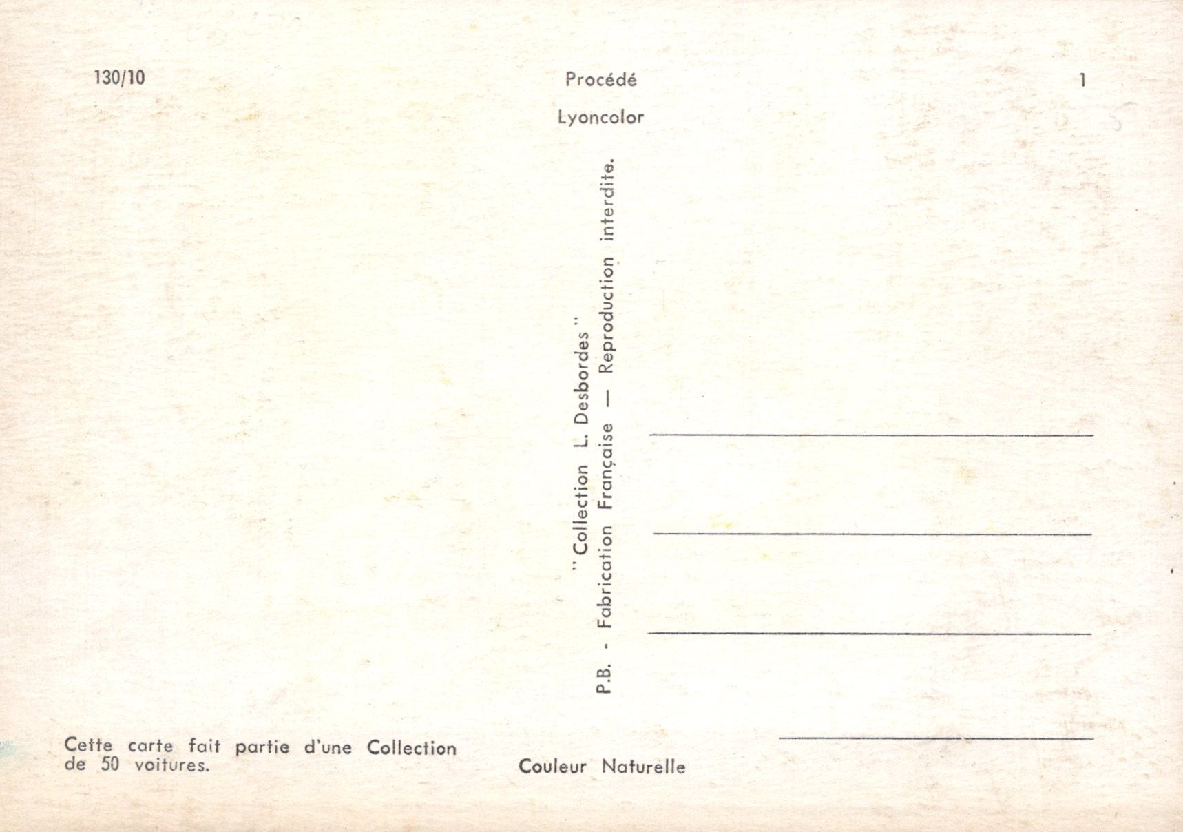 Road Transport Postcard - Renault 7 cv.1907 Vintage Car  SW18105