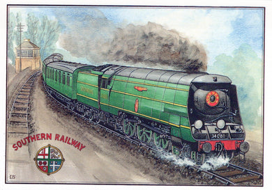 Train Postcard - Southern Railway in Portsmouth  SW18109