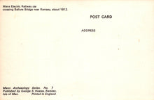 Load image into Gallery viewer, Isle of Man Postcard - Manx Electric Railway Car  SW18142
