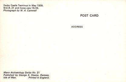 Isle of Man Postcard - Derby Castle Terminus, May 1939 - SW18143