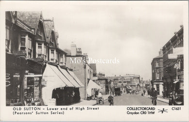 London Postcard - Old Sutton, Lower End of High Street  SW17535