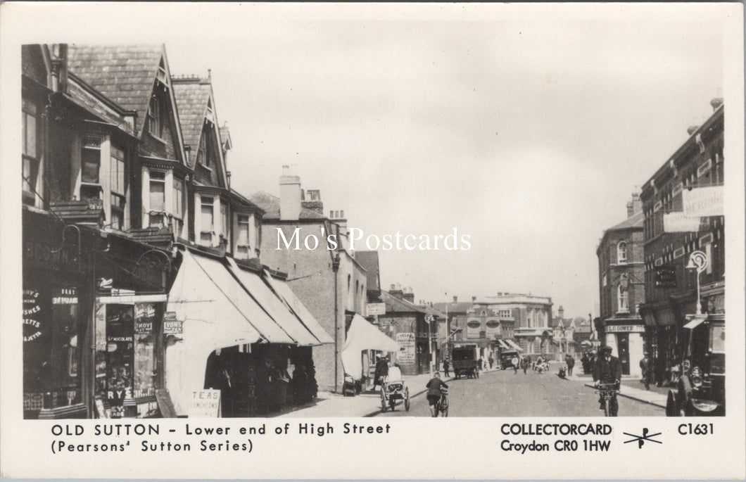 London Postcard - Old Sutton, Lower End of High Street  SW17535