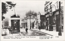 Load image into Gallery viewer, London Postcard - Old Sutton, Benhill Street Tram Terminus  SW17547
