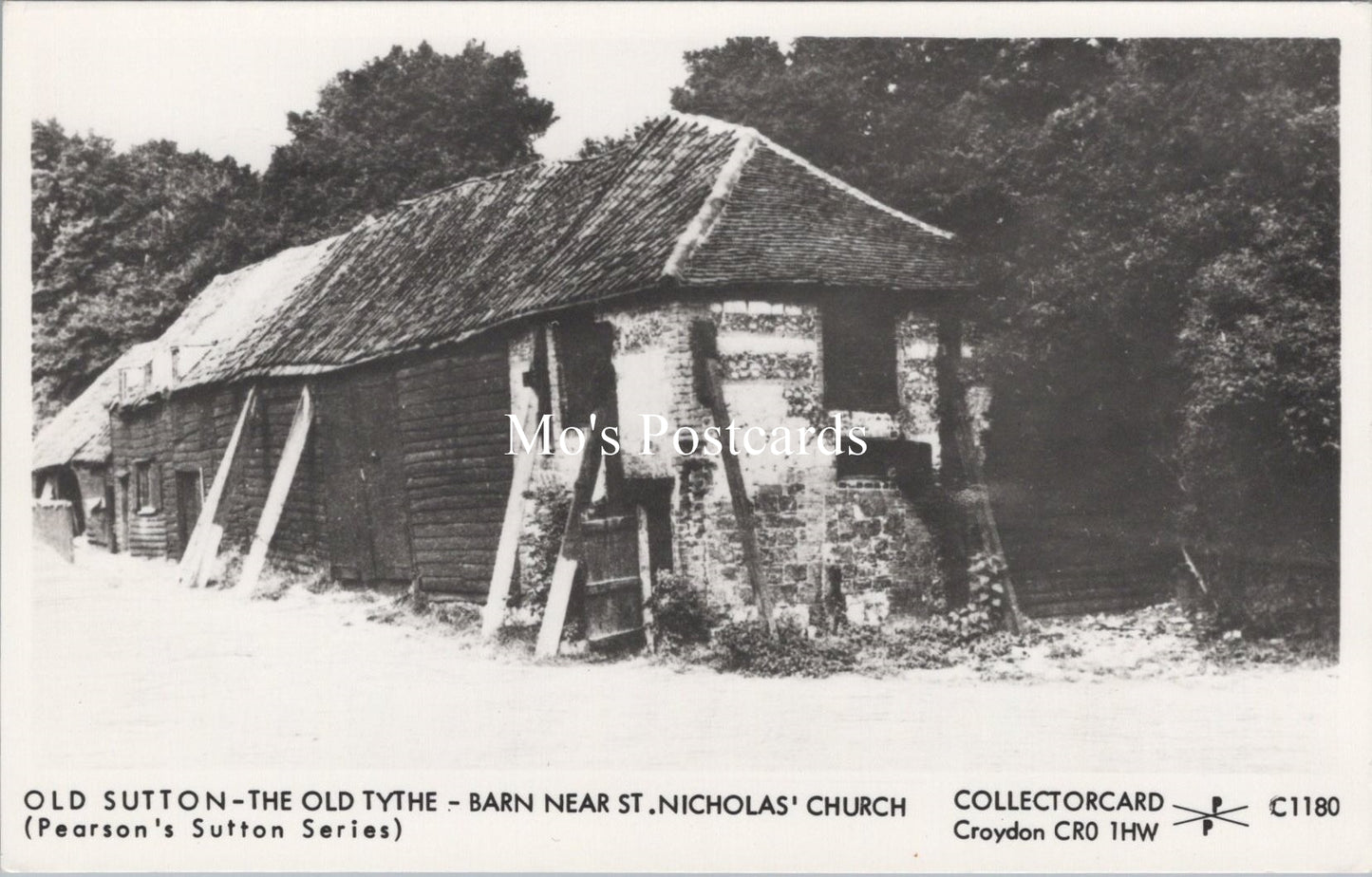 London Postcard - Old Sutton, The Old Tythe Barn  SW17548