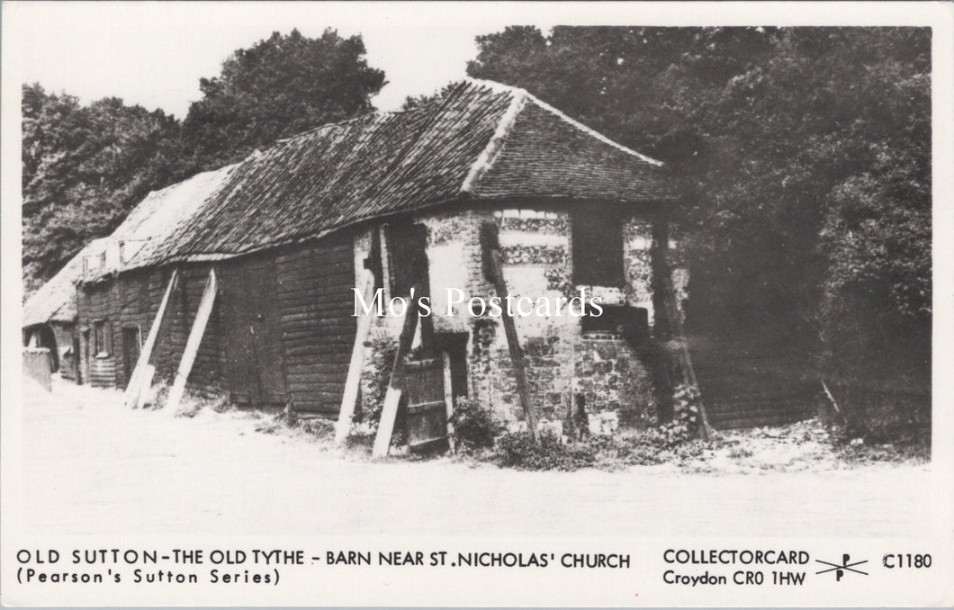 London Postcard - Old Sutton, The Old Tythe Barn  SW17548