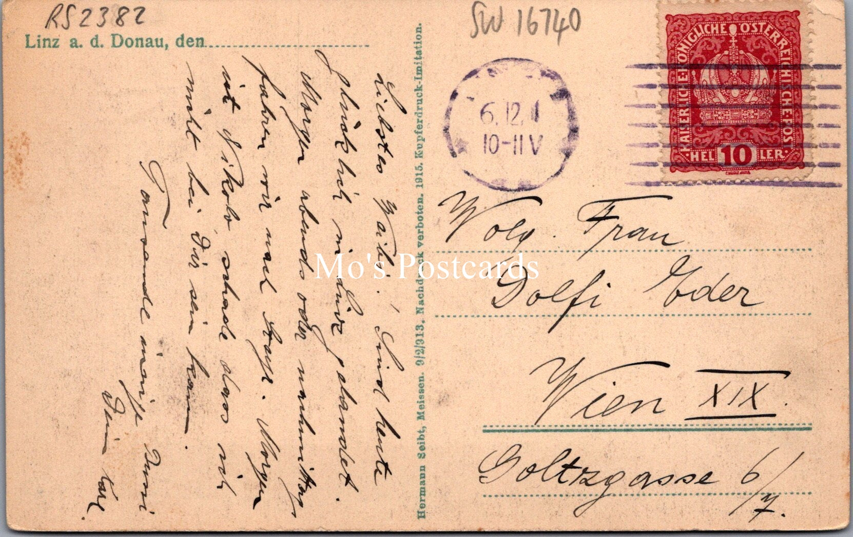 Austria Postcard - Linz a.d.Donau, Upper Austria  SW17551