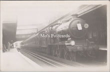 Load image into Gallery viewer, Railways Postcard - Southern Locomotive at Sutton Train Station   SW17557
