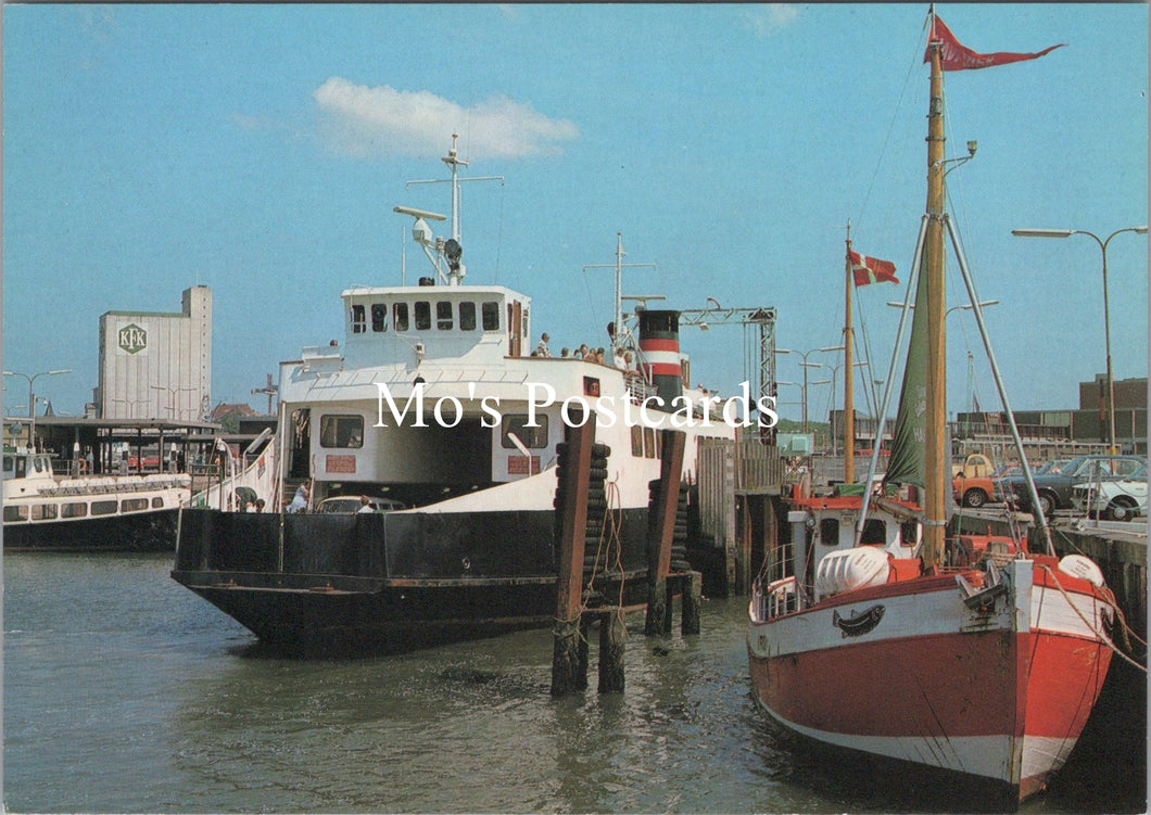 Denmark Postcard - Esbjerg, The Ferry To Fano  SW17593