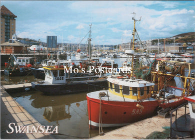 Wales Postcard - Swansea Marina, Glamorgan  SW17596