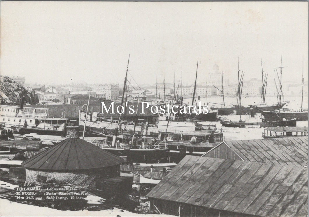 Finland Postcard - Helsinki Shipyard in 1910 - SW17604