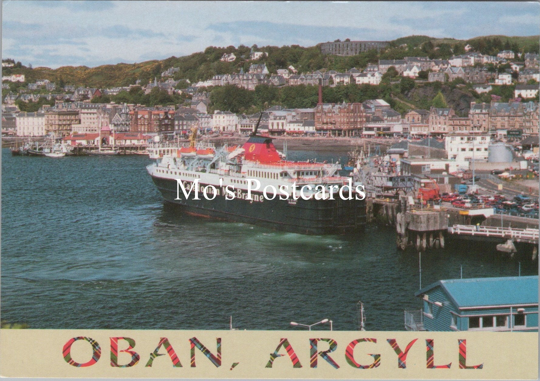 Scotland Postcard - Oban From The Harbour, Argyll   SW17659