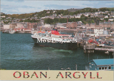 Scotland Postcard - Oban From The Harbour, Argyll   SW17659