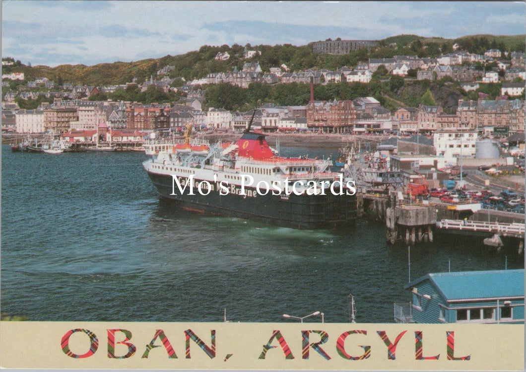 Scotland Postcard - Oban From The Harbour, Argyll   SW17659