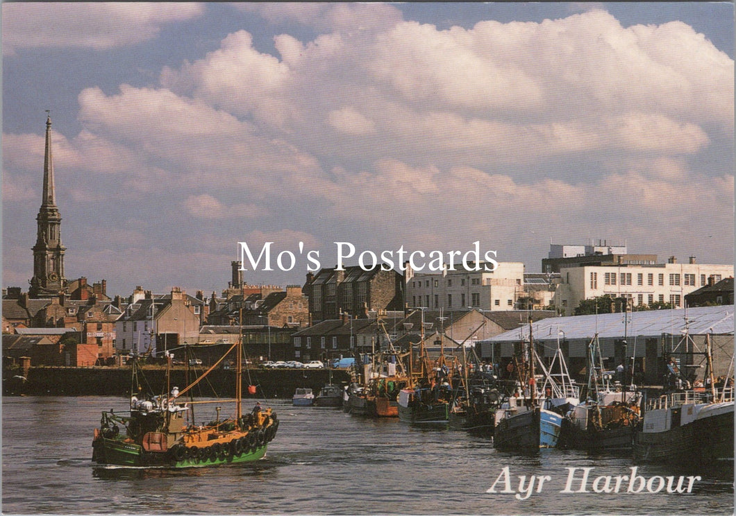 Scotland Postcard - Ayr Harbour  SW17661