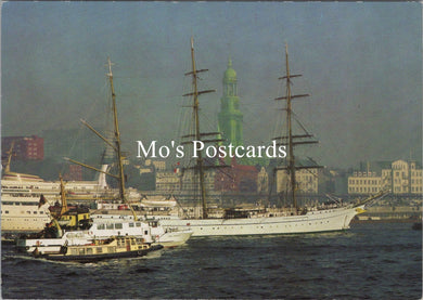 Germany Postcard - Hamburg Harbour, Gorch Fock  SW17666