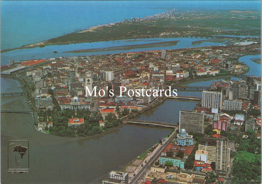 Brazil Postcard - Aerial View of Recife   SW17670