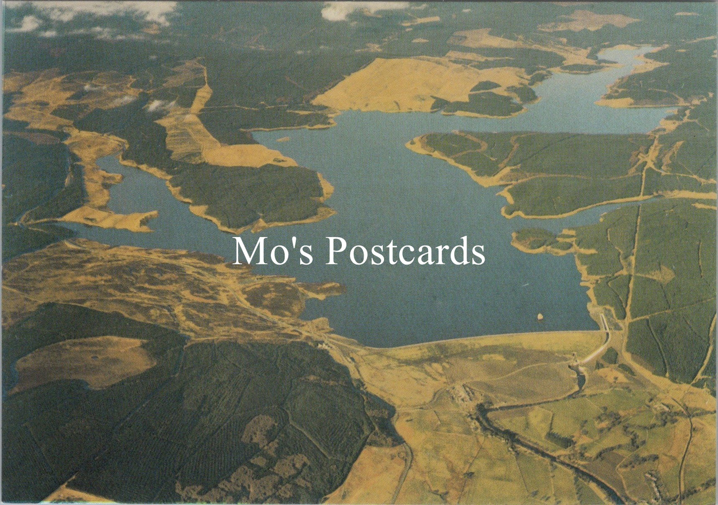 Northumberland Postcard - Aerial View of Kielder Water  SW17679