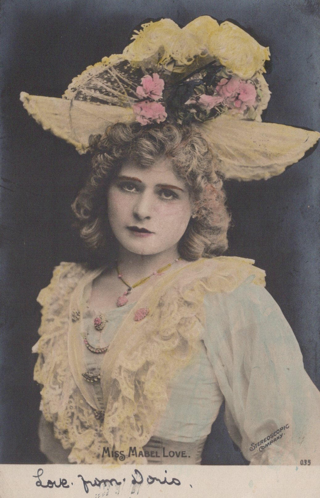 Theatrical Postcard - Actress Miss Mabel Love  SW18800