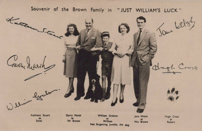 Film Postcard - The Brown Family in "Just William's Luck"  SW18802