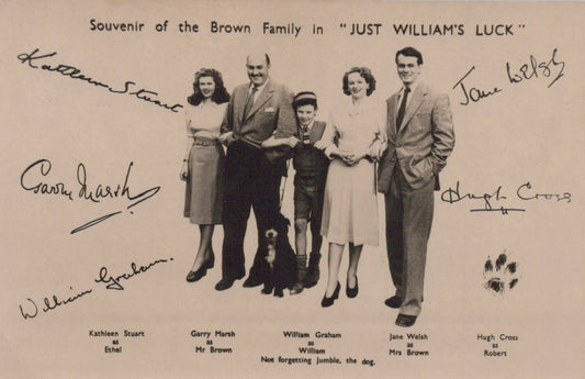 Film Postcard - The Brown Family in "Just William's Luck"  SW18802