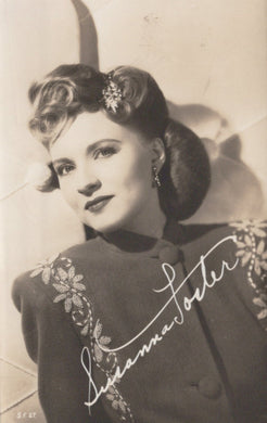 Theatrical Postcard - American Film Actress Susanna Foster  SW18805