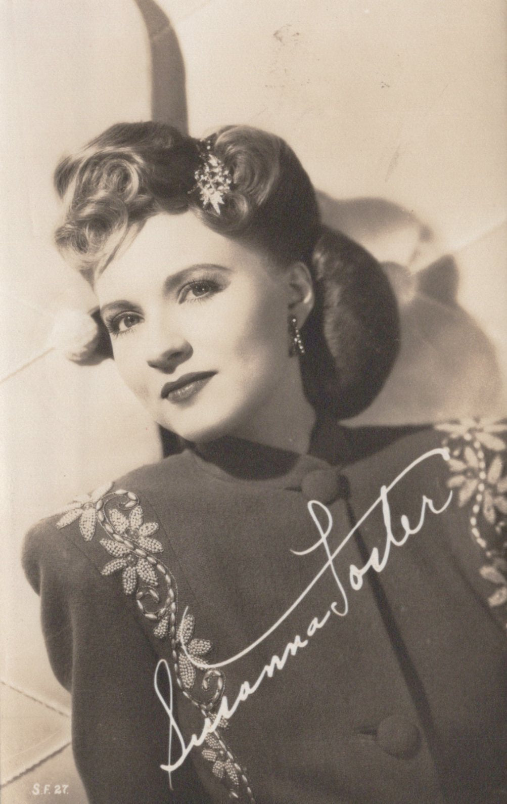 Theatrical Postcard - American Film Actress Susanna Foster  SW18805