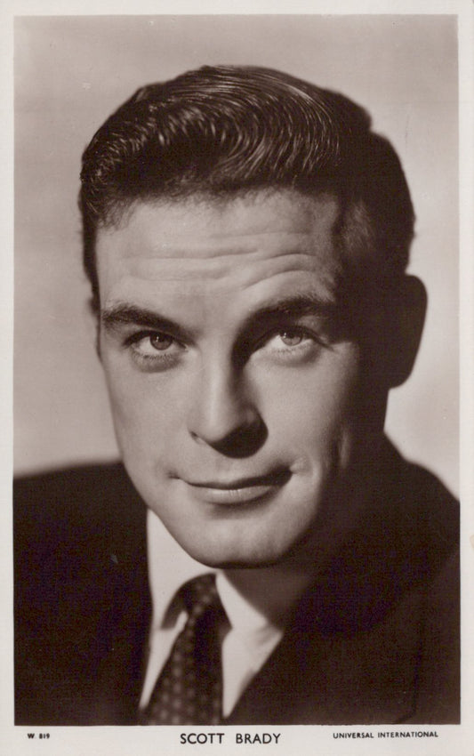 Theatrical Postcard - American Film and TV Actor Scott Brady  SW18809