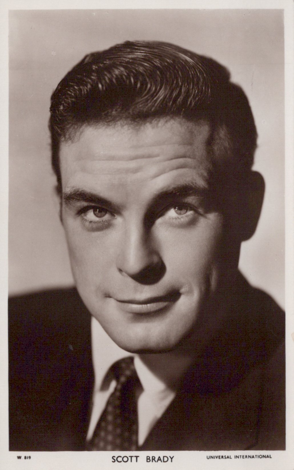 Theatrical Postcard - American Film and TV Actor Scott Brady  SW18809