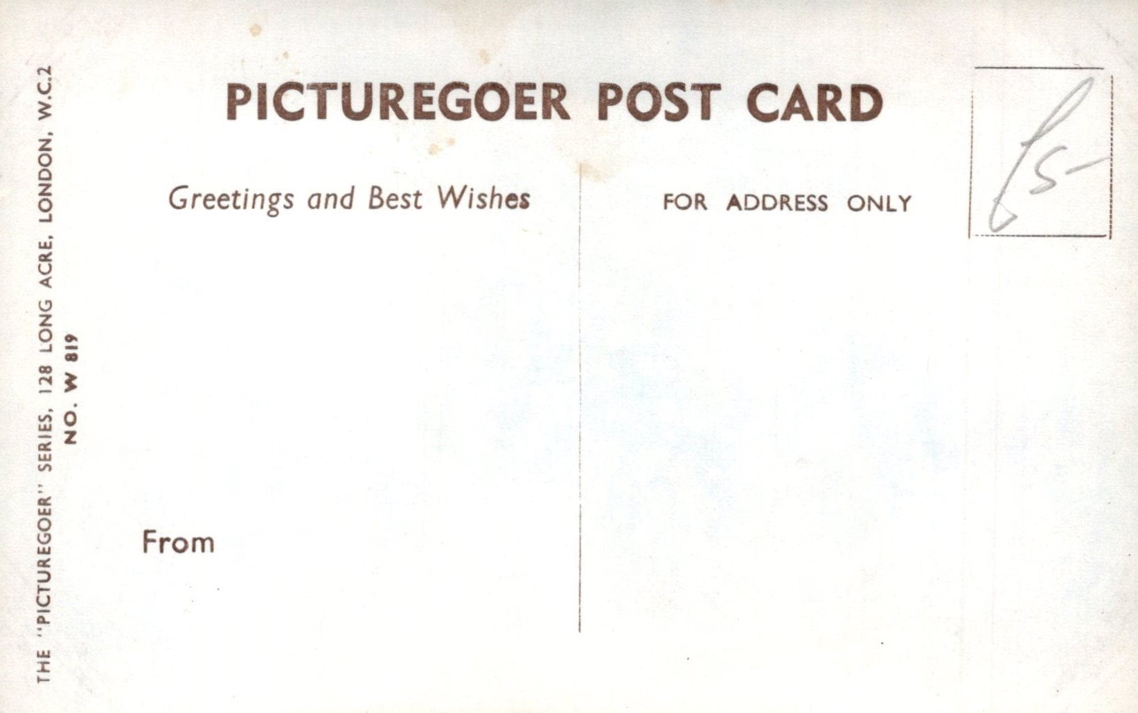 Theatrical Postcard - American Film and TV Actor Scott Brady  SW18809