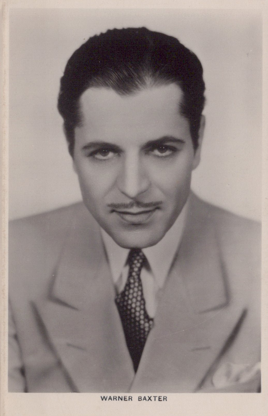 Theatrical Postcard - American Film Actor Warner Baxter  SW18810